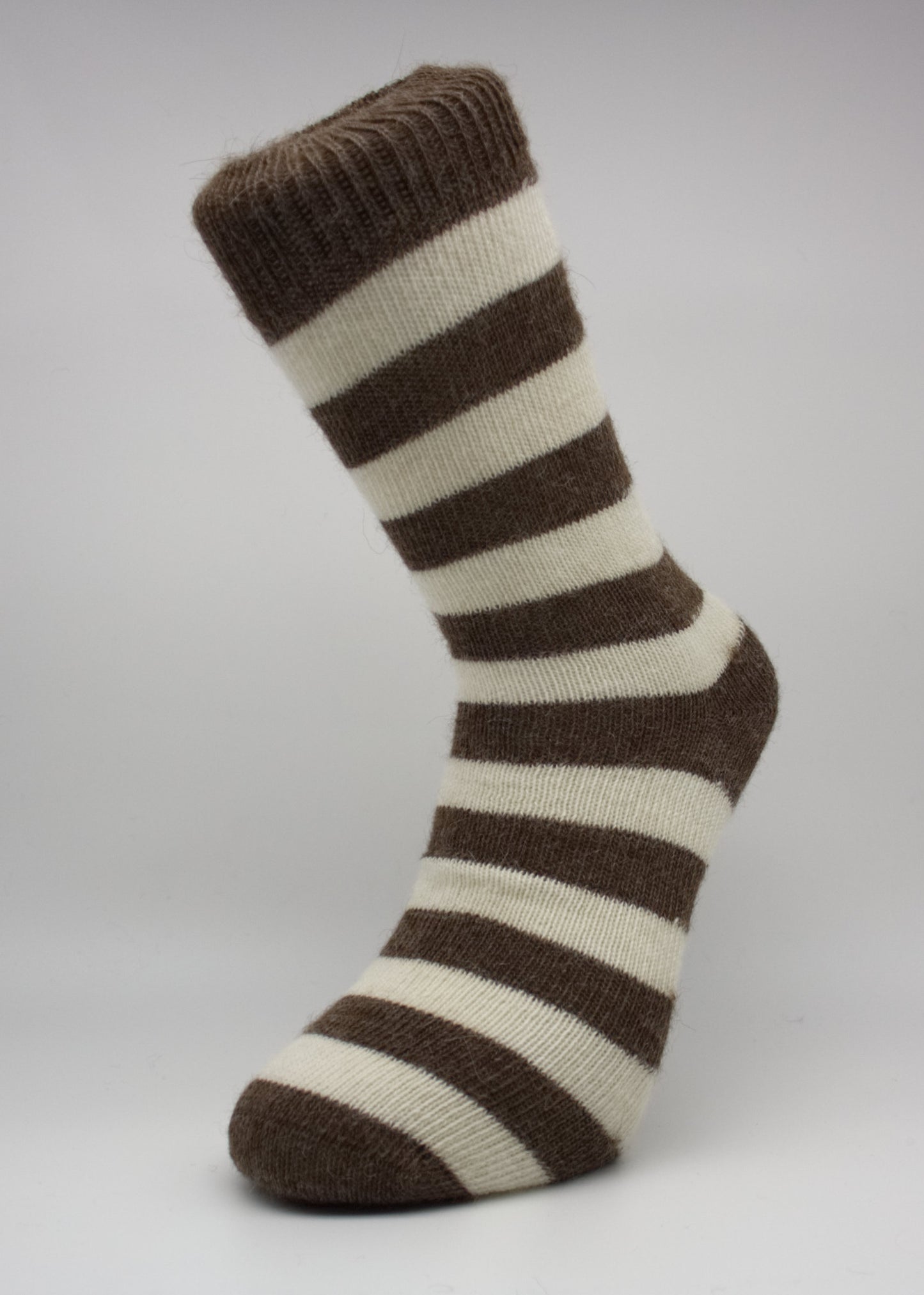Stripey Everyday Alpaca Socks